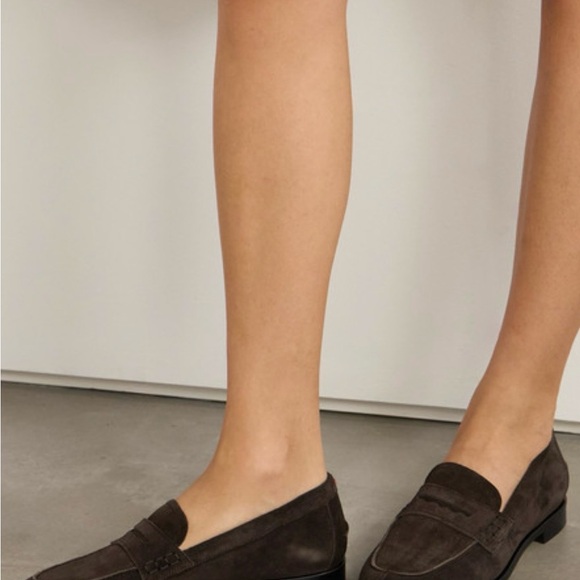 AEYDE Oscar Suede Penny Loafers in Moka Brown - Size 40 - Picture 11 of 11